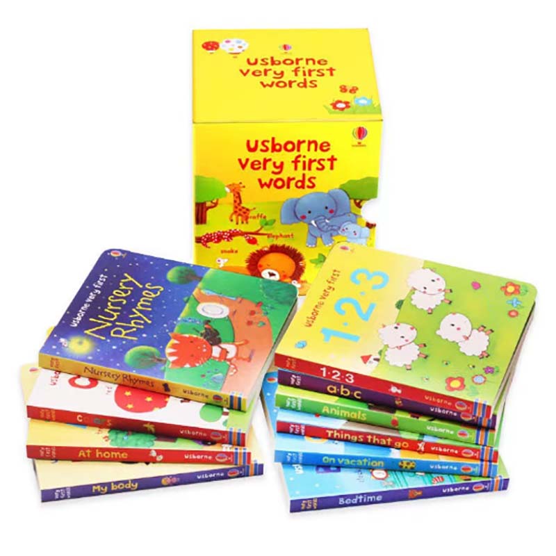 Baby Nursery Age - Usborne Najpierwsze Słowa 10 Książek Kartonowych
