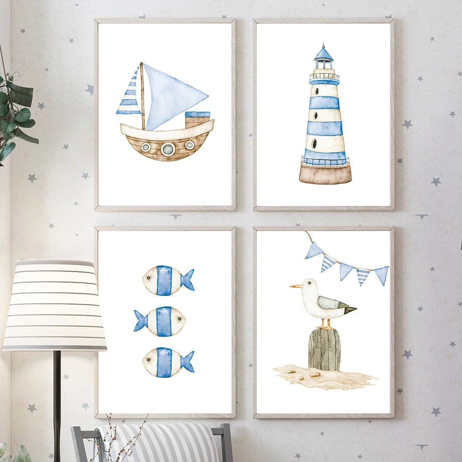 Baby Nursery Paintings - Plakaty i obrazy na płótnie z