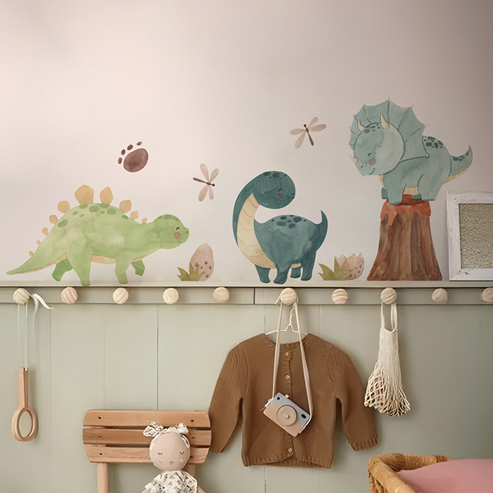 Baby Girl Nursery Quotes - Naklejki ścienne z dinozaurami, naklejki ścienne