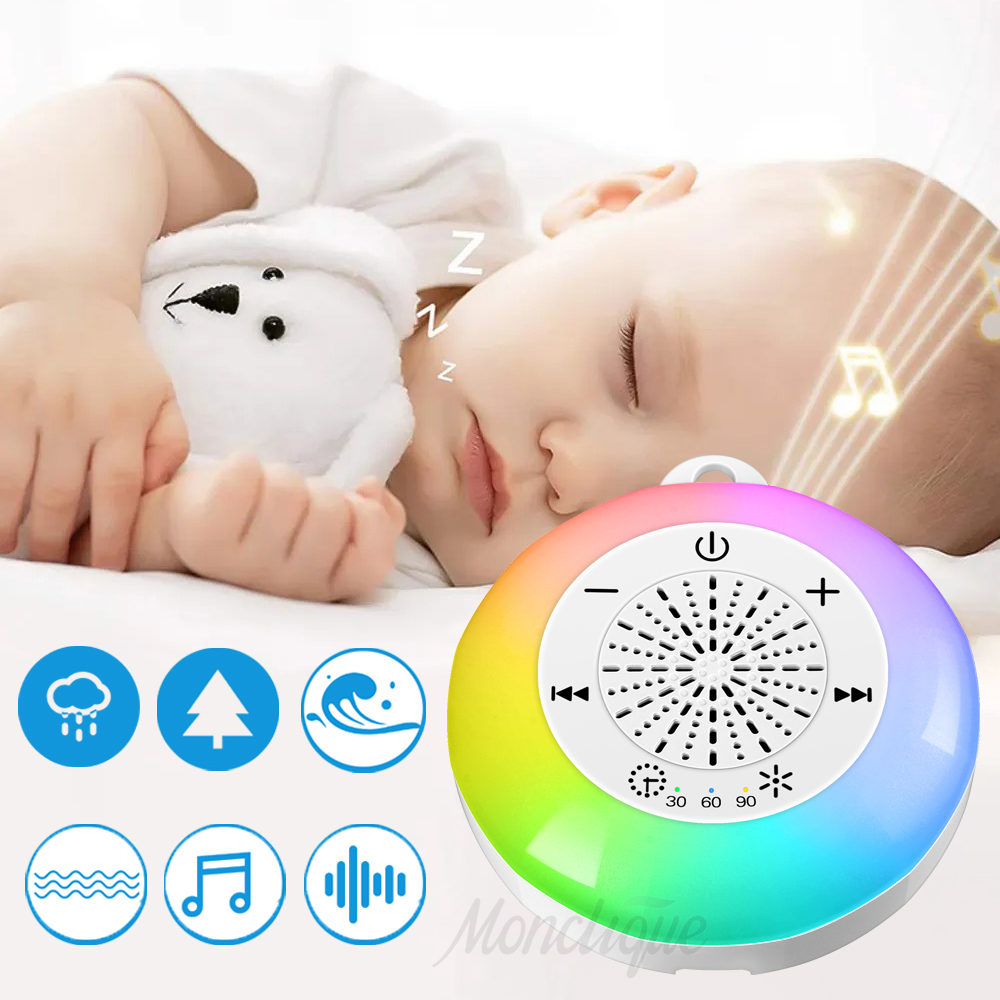 Baby Sound Machine White - Maszyna do białego szumu dla niemowląt,