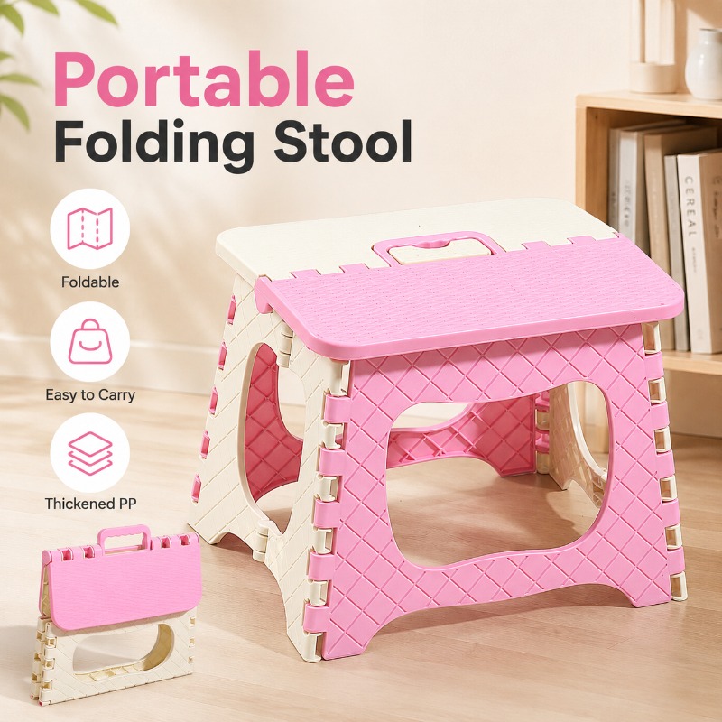 Baby Nursery Chair - Przenośny składany stołek z pogrubionego tworzywa