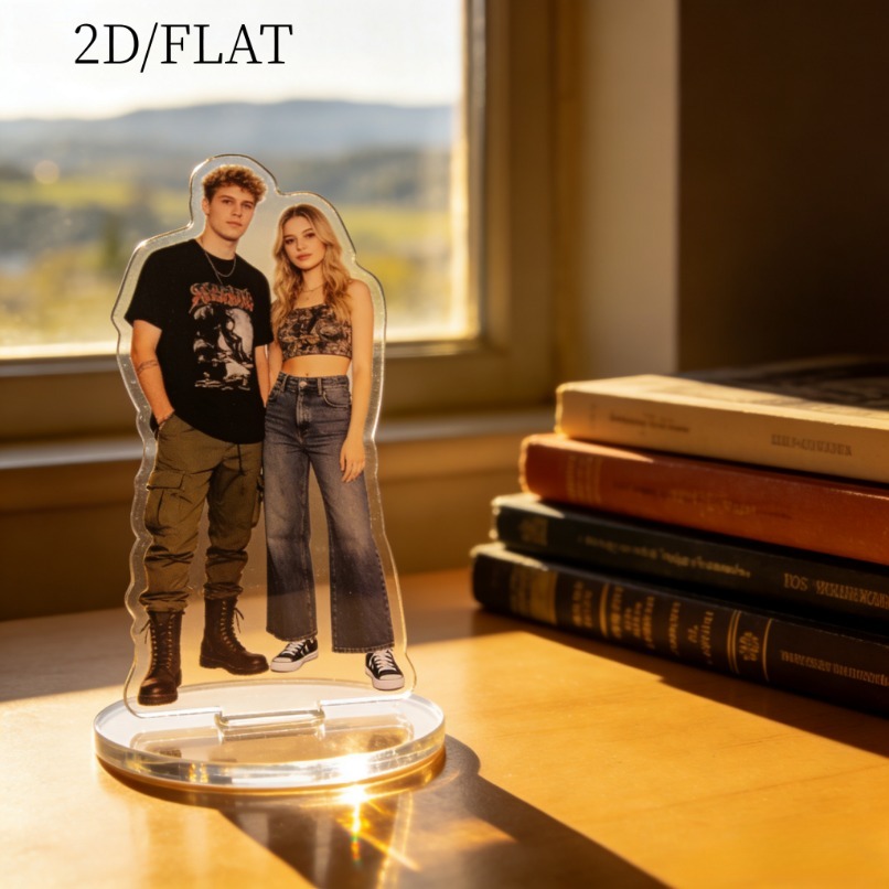 Baby Nursery Bookcase - Mała, personalizowana figurka 2D, dekoracja na