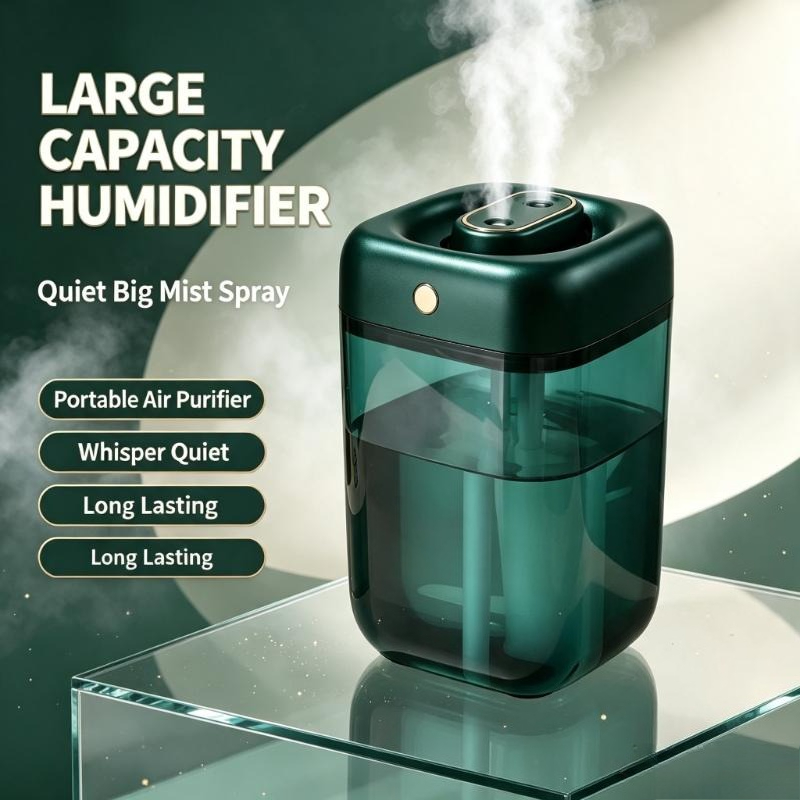 Baby Nursery Air Purifier - Przenośny, cichy nawilżacz powietrza o dużej