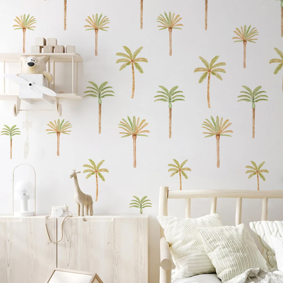 Boho Naklejka ścienna z palmy  – Baby Girl Nursery Quotes recenzja i cena