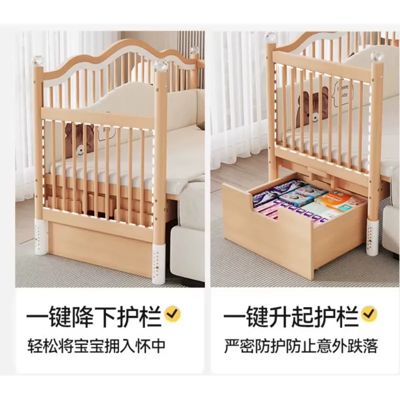 Drewniane łóżeczko dziecięce z – Baby Nursery And Co recenzja i cena