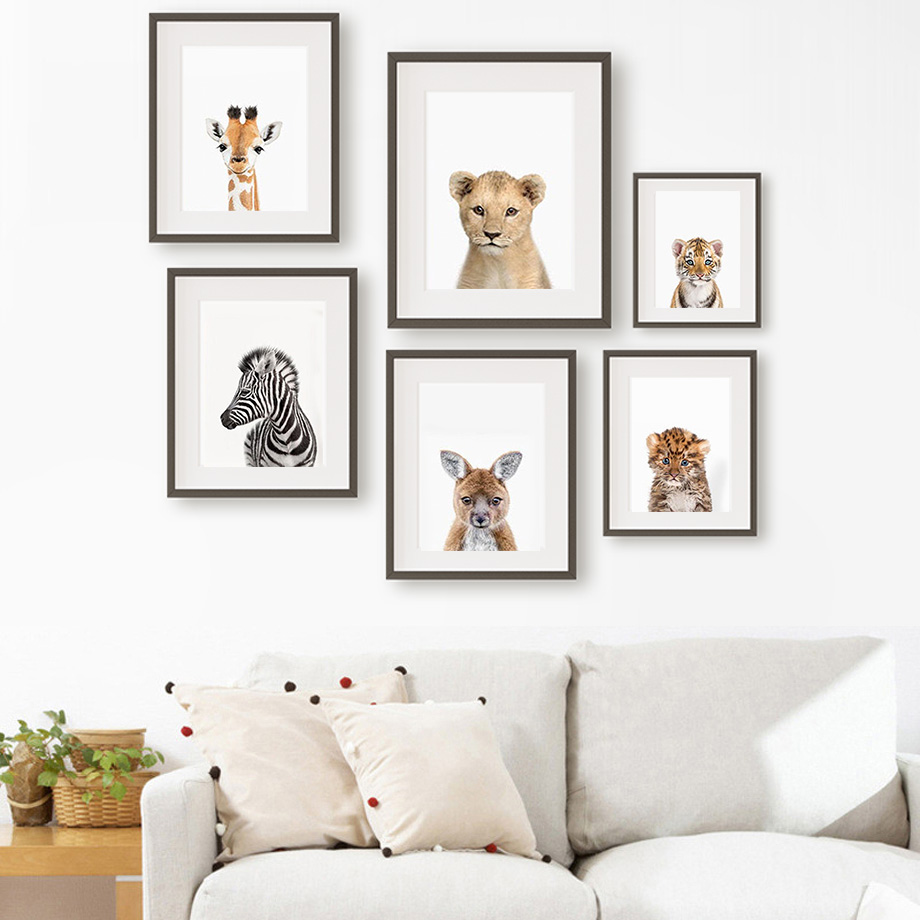 Dekoracje ścienne do pokoju dz – Baby Nursery Zoo Animals recenzja i cena