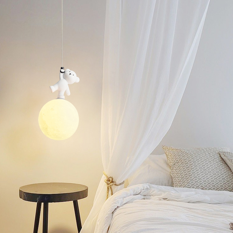 Lampa Niedźwiedź Kreskówka Pok – Baby Nursery Light Fixture recenzja i cena