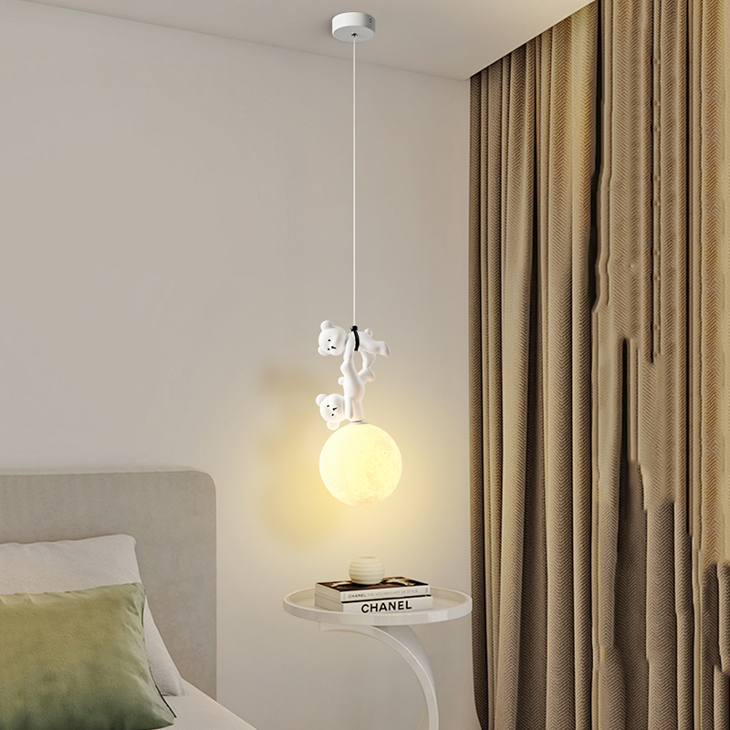 Lampa Niedźwiedź Kreskówka Pok – Baby Nursery Light Fixture recenzja i cena