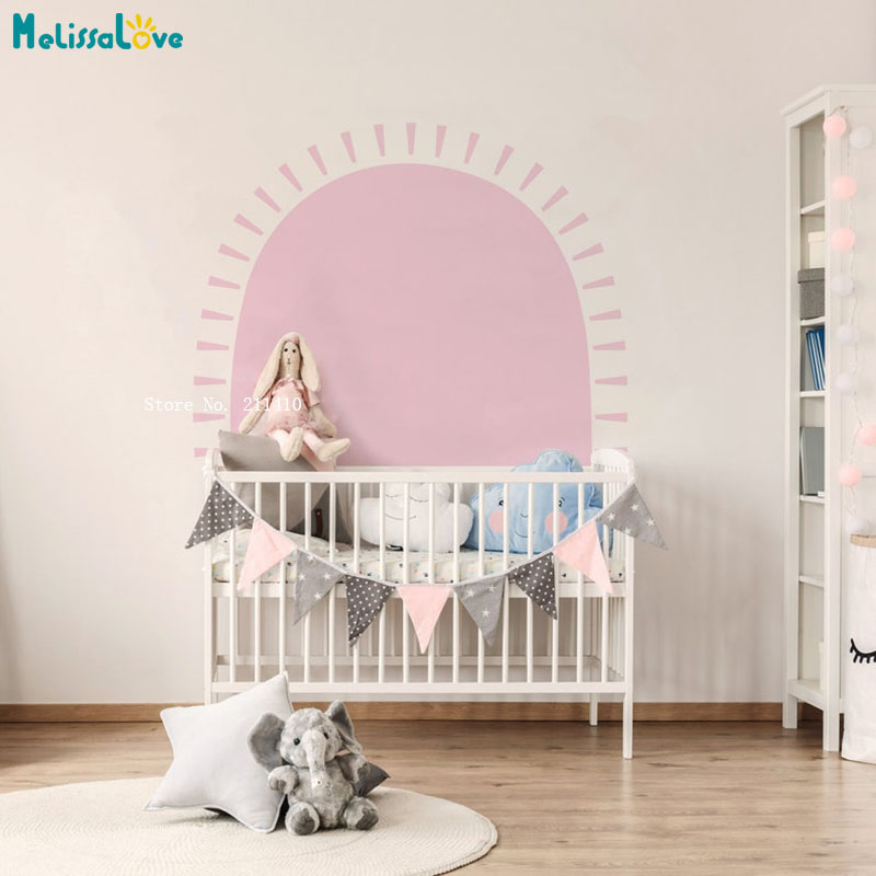 Pół słońca Boho naklejki ścien – Baby Nursery Wall Stickers recenzja i cena