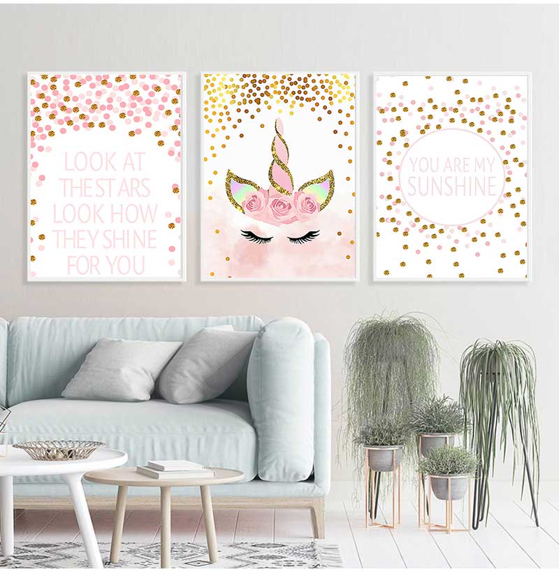Obraz dekoracyjny Baby Girl de – Baby Girl Nursery Quotes recenzja i cena