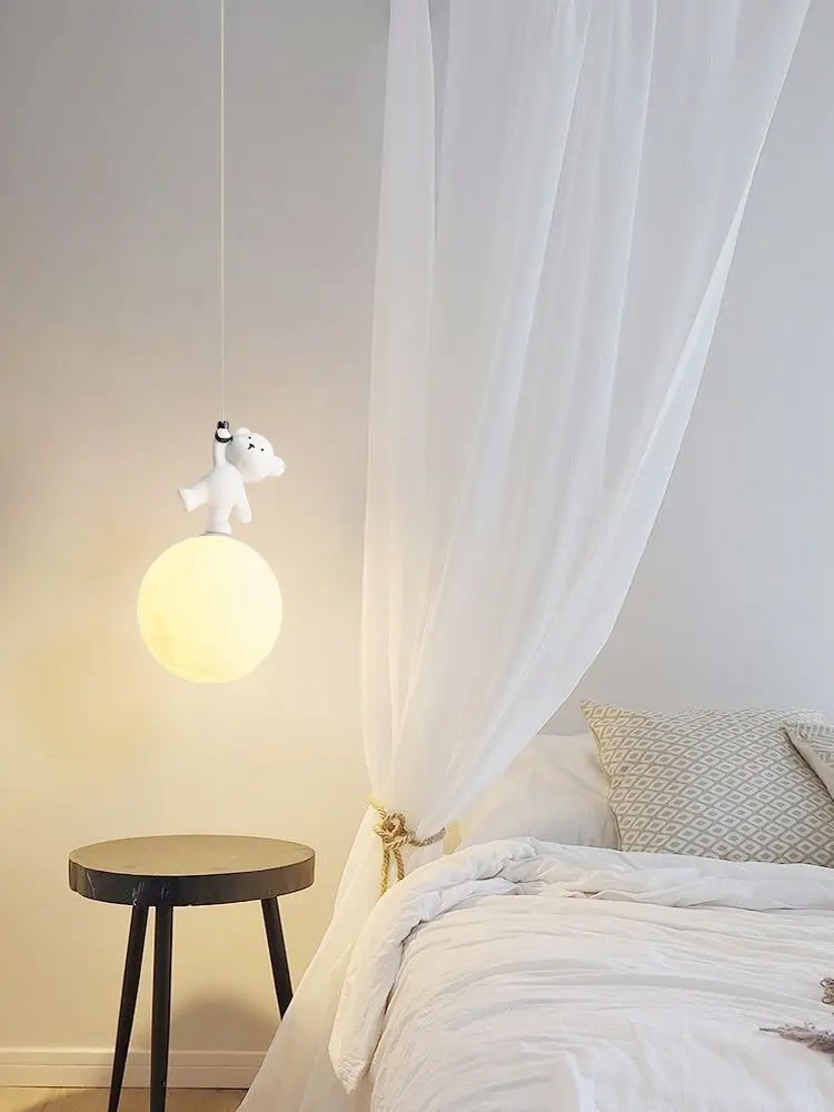Lampa Nocna Niedźwiedź Kresków – Baby Nursery Light Fixture recenzja i cena