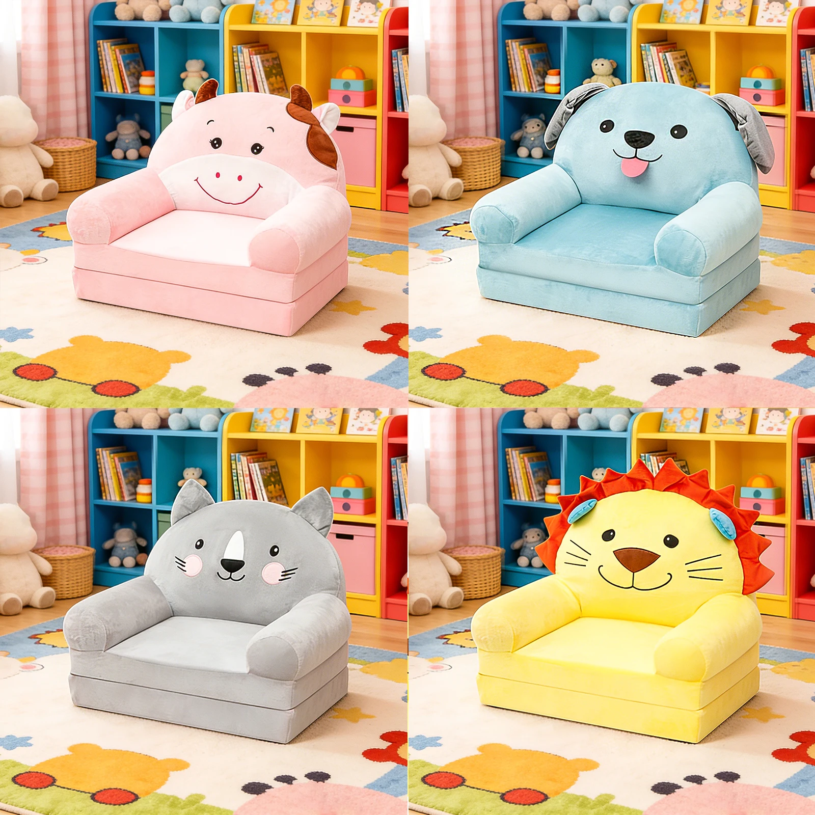Składana sofa dla dzieci, fote – Baby Nursery Chair recenzja i cena