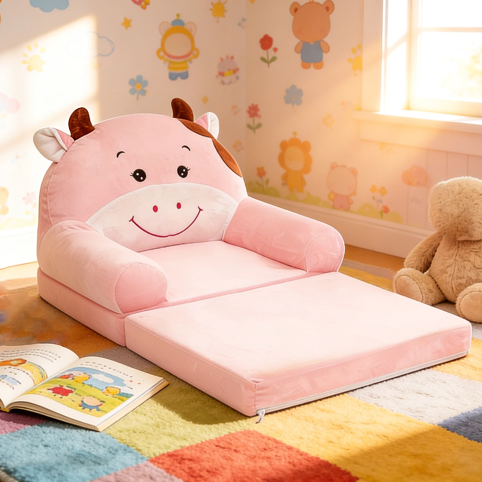 Składana sofa dla dzieci, fote – Baby Nursery Chair recenzja i cena