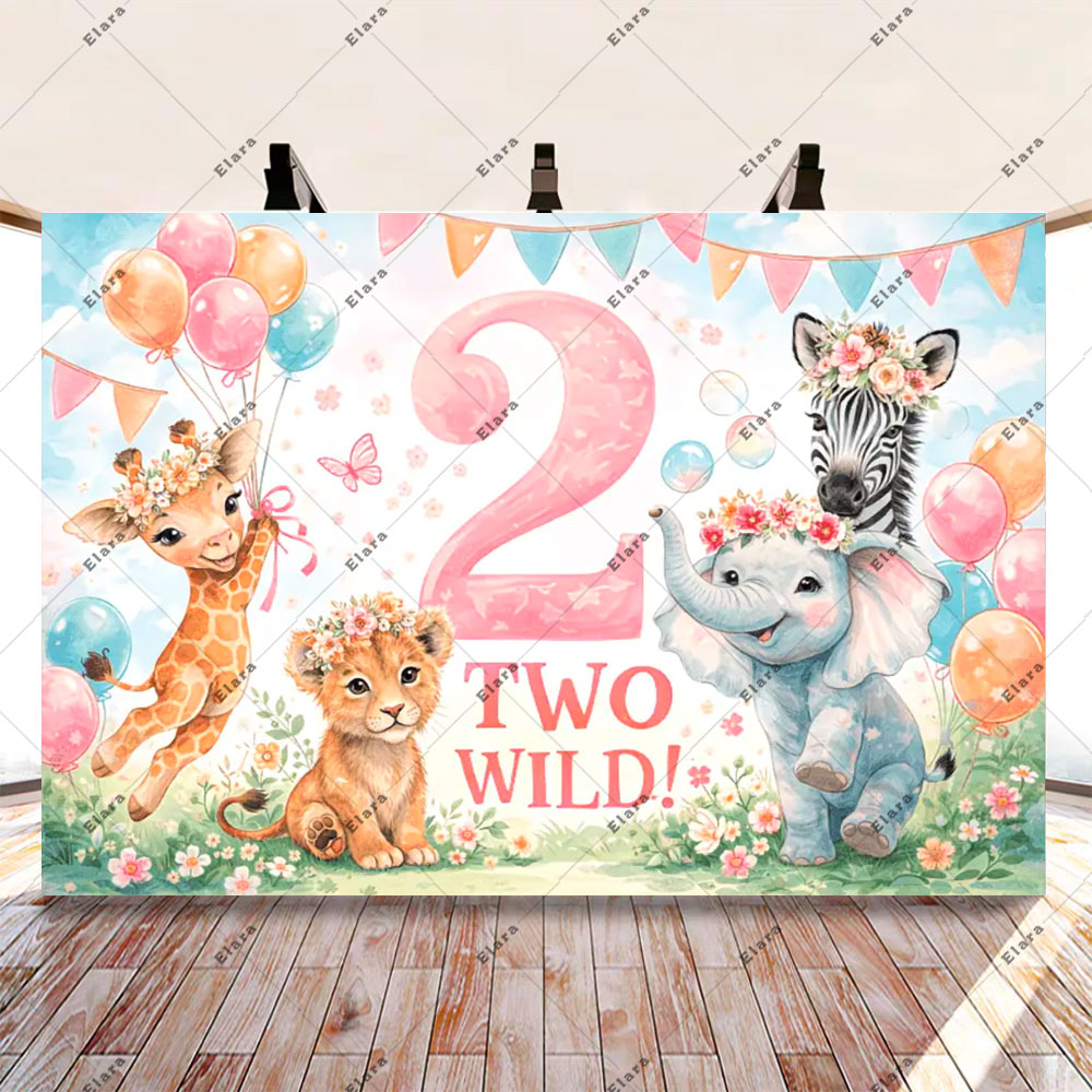 Tło fotograficzne Safari w tro – Baby Nursery Jungle Theme recenzja i cena