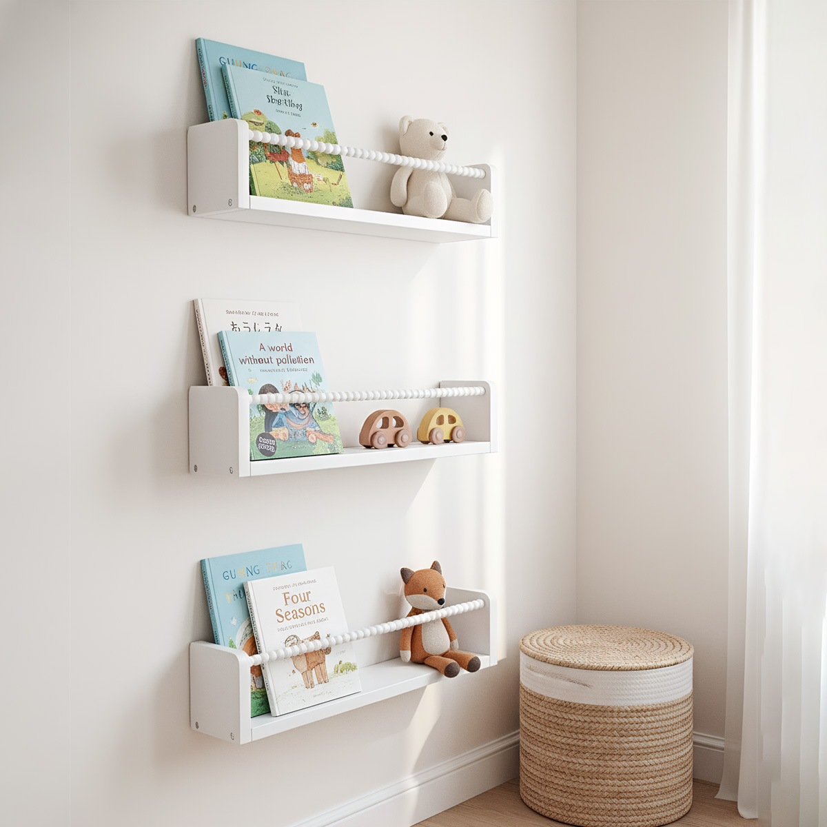 Półki na książki do pokoju dzi – Baby Nursery Bookcase recenzja i cena