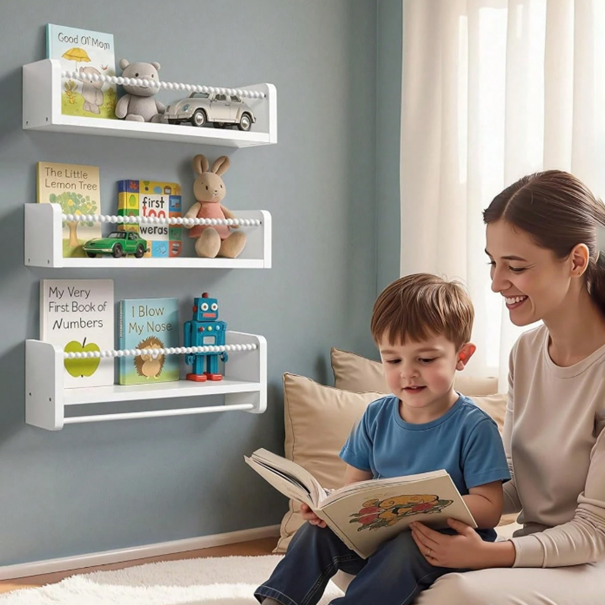 Półki na książki do pokoju dzi – Baby Nursery Bookcase recenzja i cena
