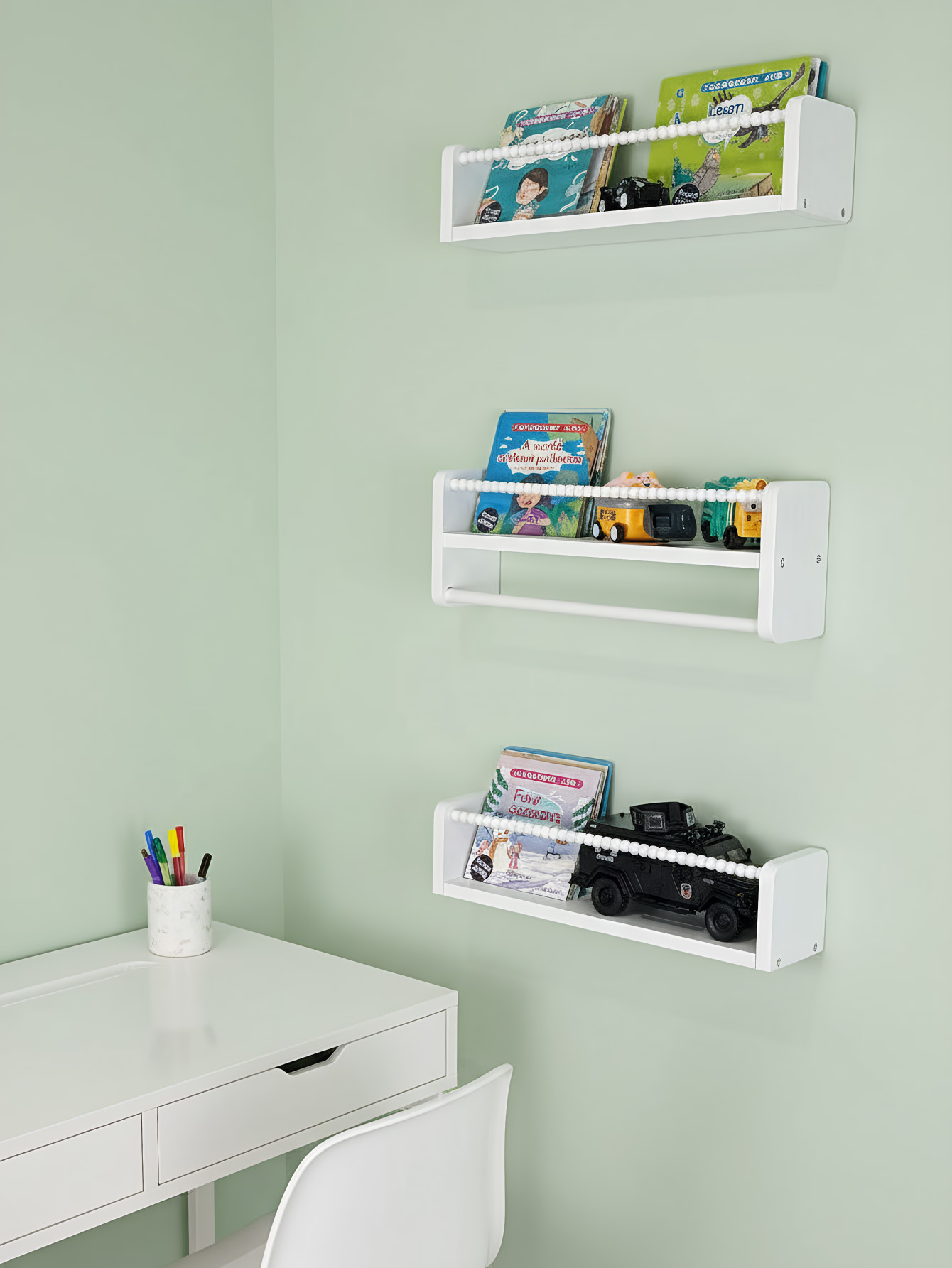 Półki na książki do pokoju dzi – Baby Nursery Bookcase recenzja i cena