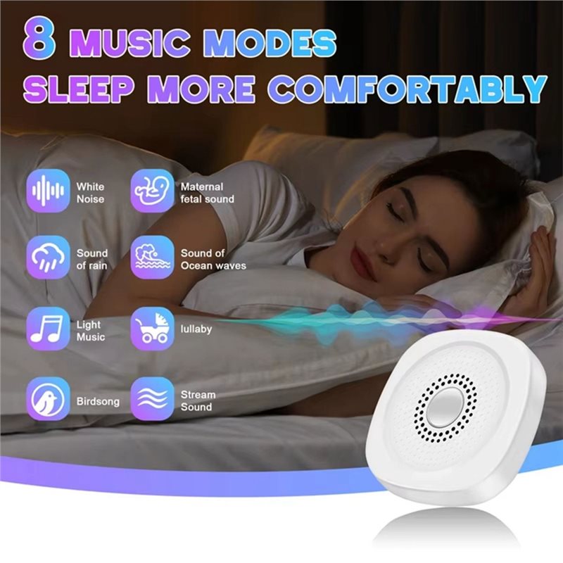 Urządzenie do usypiania noworo – Baby Sound Machine White recenzja i cena