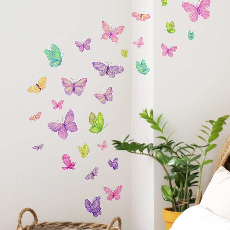 Romantyczny motyl Naklejki ści – Baby Nursery Wall Mural recenzja i cena