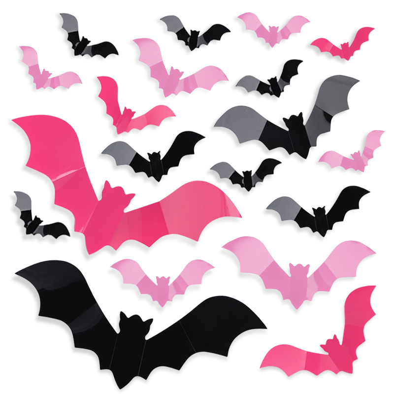 24/48 szt. Halloweenowe Różowe – Baby Nursery Wall Mural recenzja i cena
