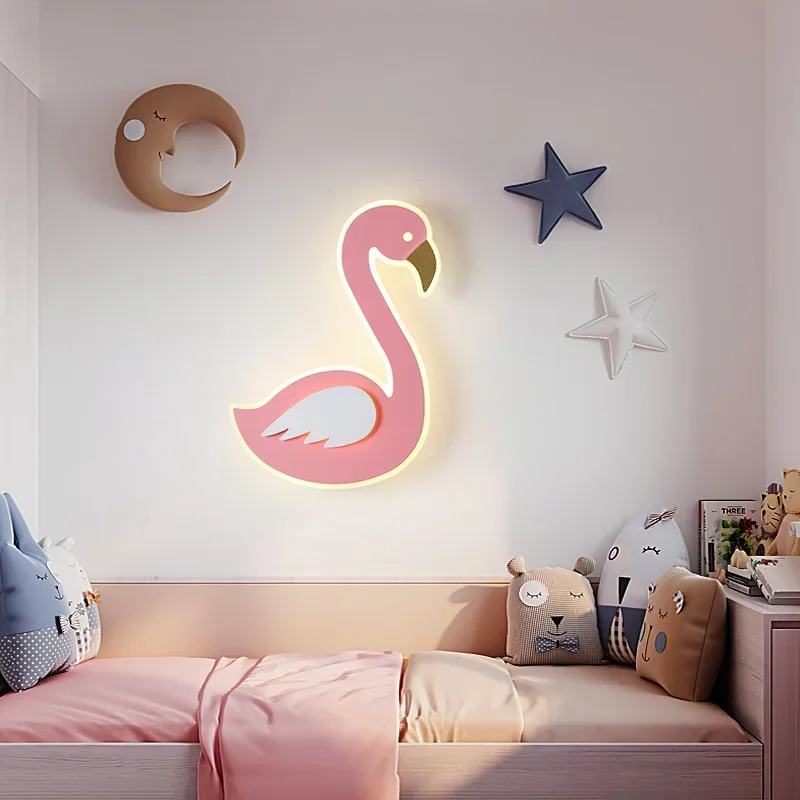 Lampa ścienna LED Flamingo, no – Baby Nursery Light Fixture recenzja i cena
