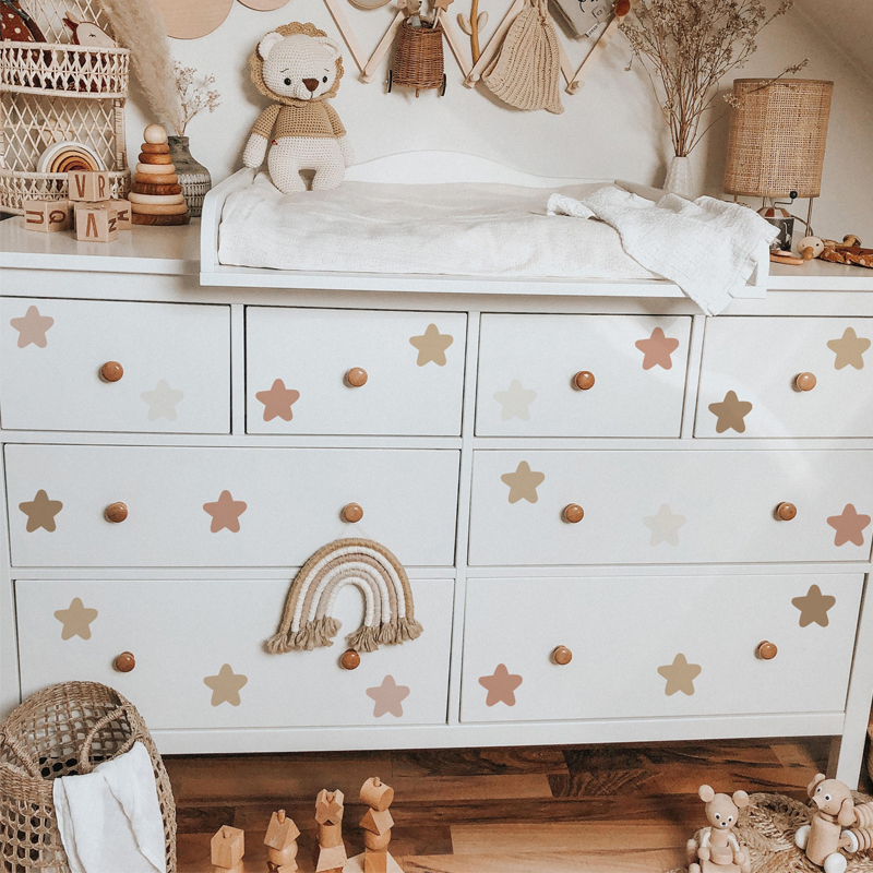 Boho Rainbow Naklejki ścienne  – Baby Nursery Wall Mural recenzja i cena
