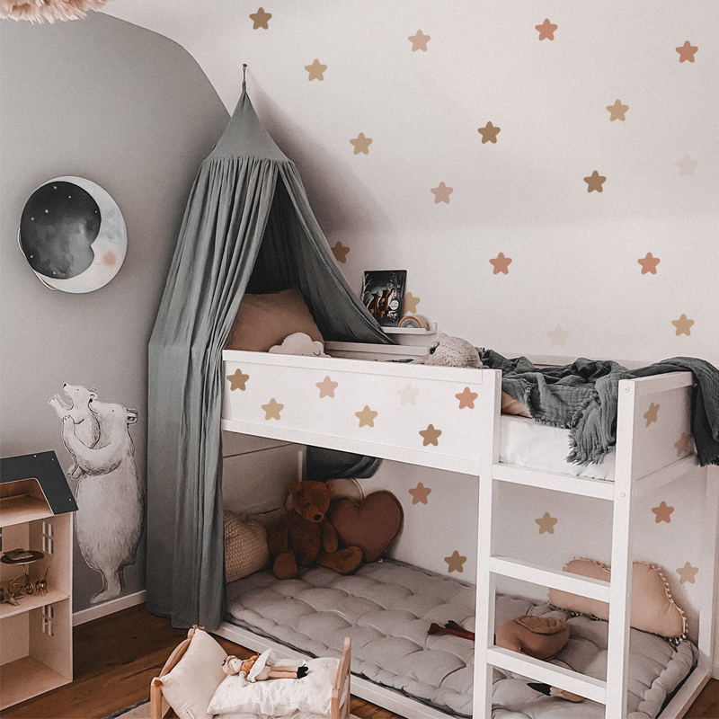 Boho Rainbow Naklejki ścienne  – Baby Nursery Wall Mural recenzja i cena