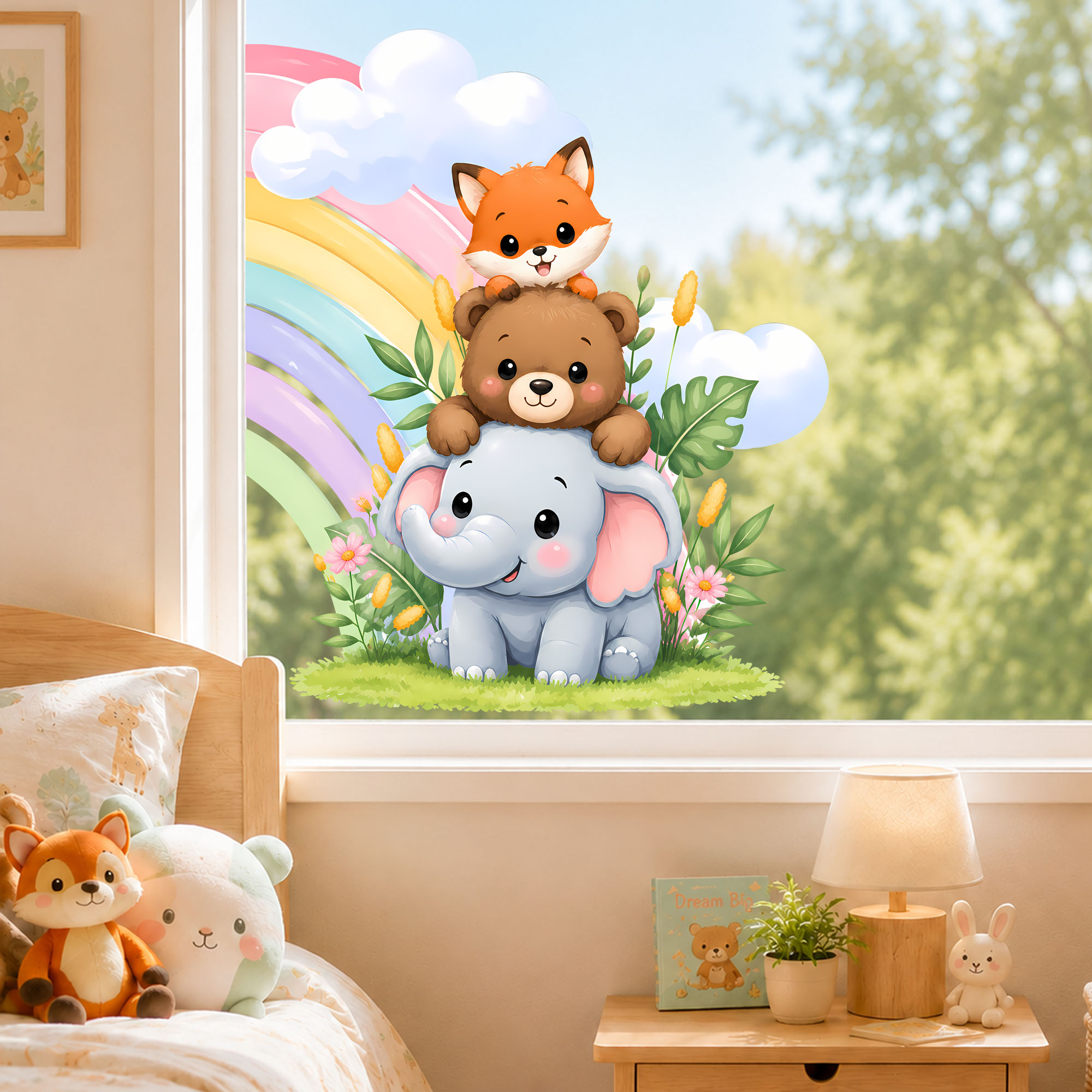 Urocza folia okienna z motywem – Baby Nursery Wall Stickers recenzja i cena