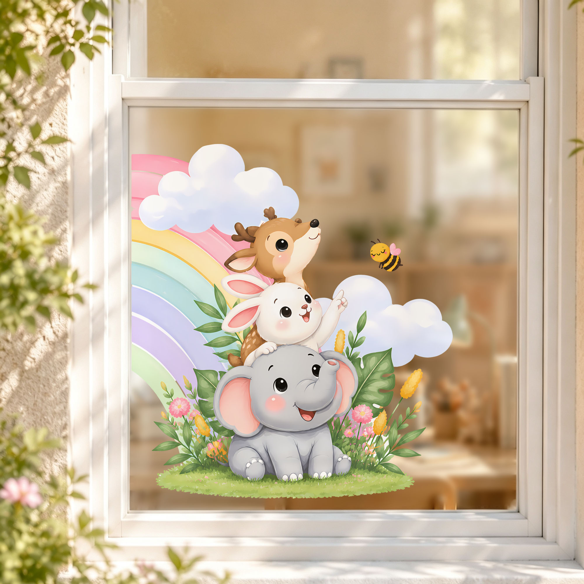 Urocza folia okienna z motywem – Baby Nursery Wall Stickers recenzja i cena