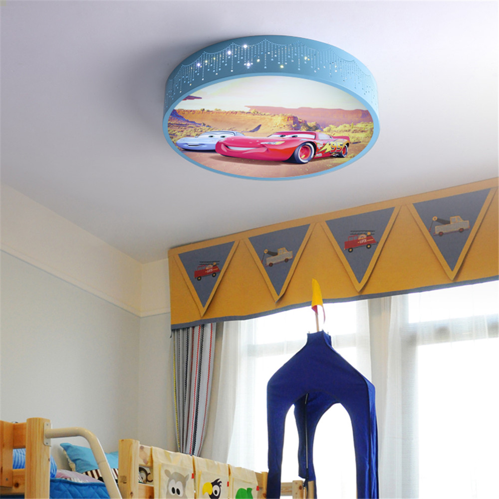 Cartoon samochodów okrągłe Led – Baby Nursery Light Fixture recenzja i cena