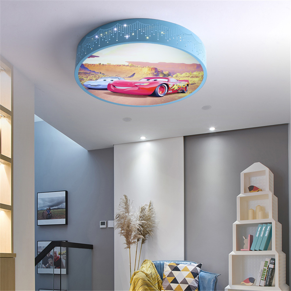 Cartoon samochodów okrągłe Led – Baby Nursery Light Fixture recenzja i cena