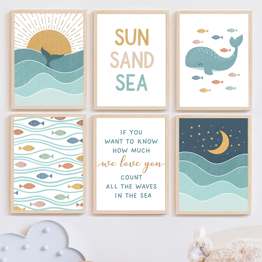 1 szt. bezramowy obraz na płót – Baby Girl Nursery Quotes recenzja i cena