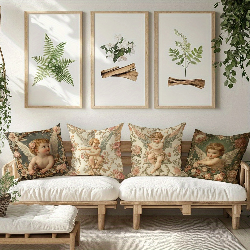 Zestaw 4 poszewek na poduszki  – Baby Nursery Chair recenzja i cena