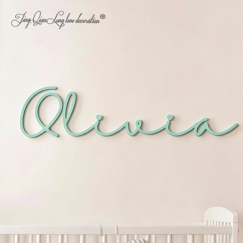 Drewniana tabliczka z imieniem – Baby Nursery Name Letters recenzja i cena