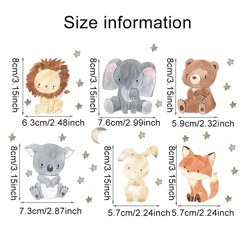 1/2/4/6 zestawów naklejek na ś – Baby Nursery Wall Stickers recenzja i cena