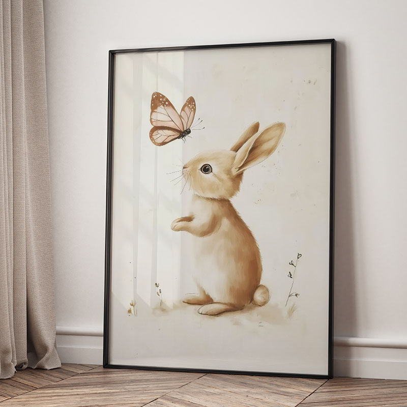 Niedźwiedź Królik Lis Jeleń Wi – Baby Nursery Paintings recenzja i cena