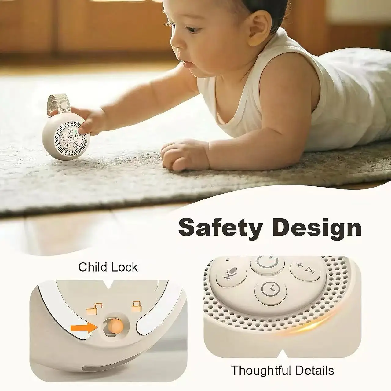 Maszyna do białego szumu dla n – Baby Sound Machine White recenzja i cena