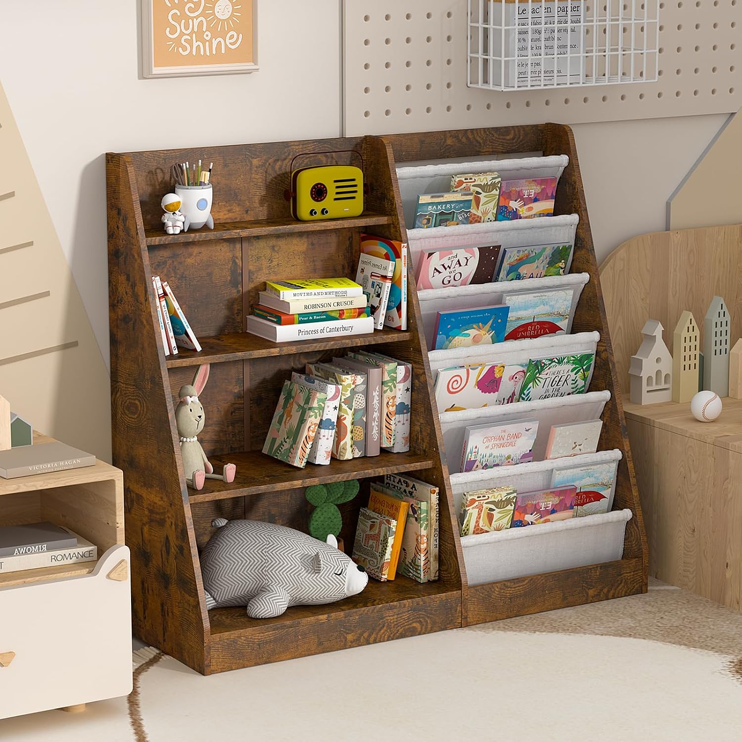 HedoAjim Regał na Książki dla  – Baby Nursery Bookcase recenzja i cena