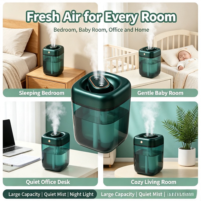 Przenośny, cichy nawilżacz pow – Baby Nursery Air Purifier recenzja i cena