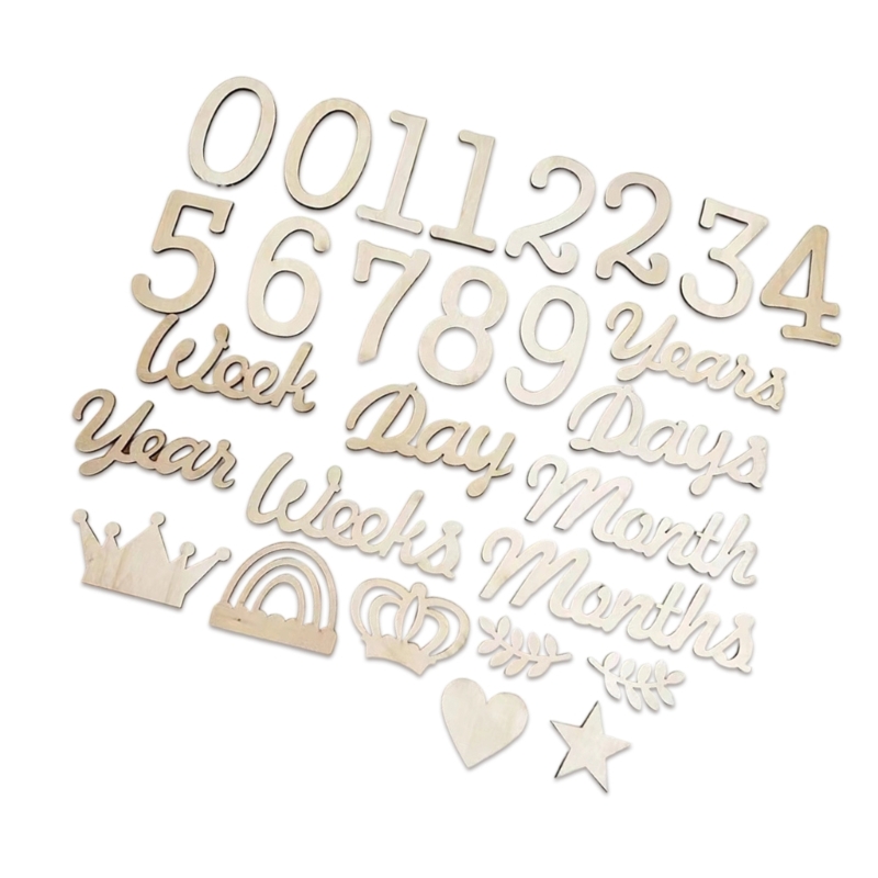 Drewniane kamienie milowe licz – Baby Nursery Age recenzja i cena
