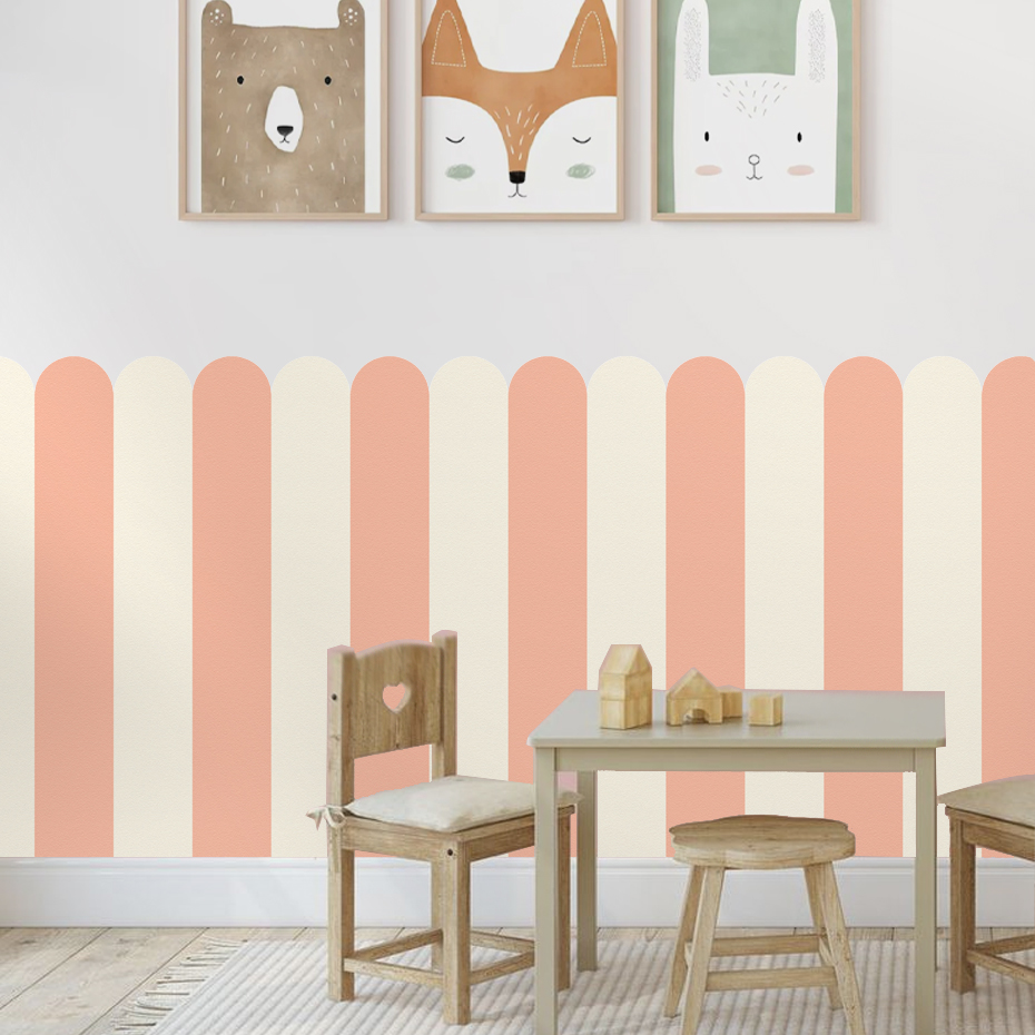 Wielokolorowa pionowa tapeta w – Baby Nursery Wall Stickers recenzja i cena