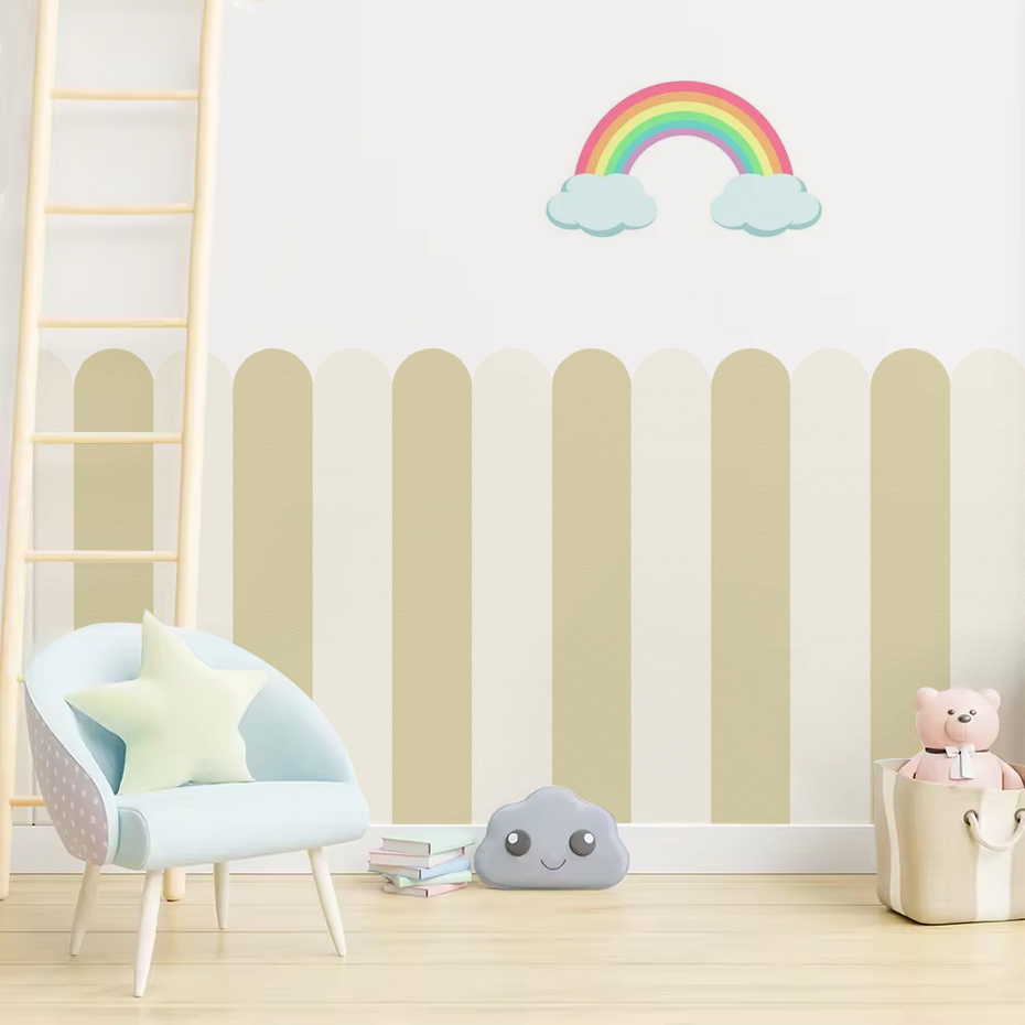Wielokolorowa pionowa tapeta w – Baby Nursery Wall Stickers recenzja i cena