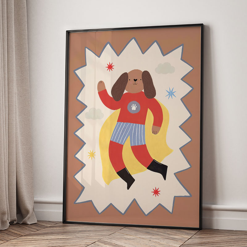 Zabawne Kreskówkowe Super Fajn – Baby Nursery Paintings recenzja i cena