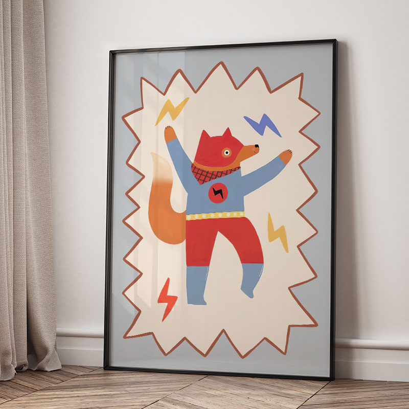Zabawne Kreskówkowe Super Fajn – Baby Nursery Paintings recenzja i cena