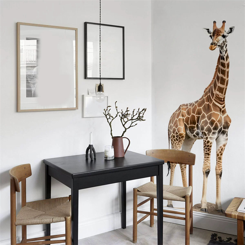 Duża naklejka z żyrafą, zwierz – Baby Nursery Wall Stickers recenzja i cena